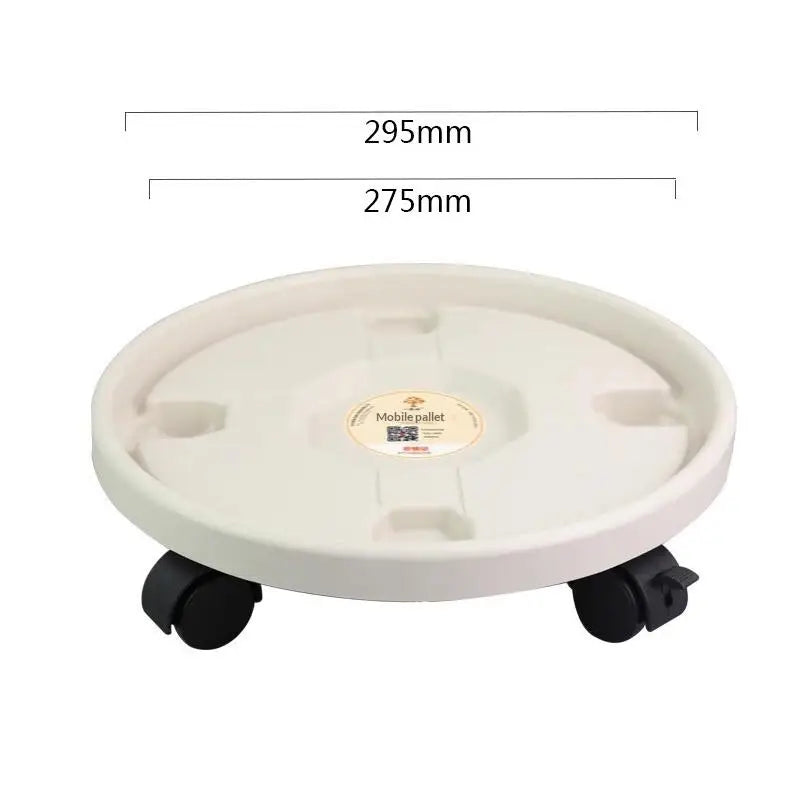 plateau rotatif roulettes plastique gris orange bleu blanc moderne 26cm 30cm 33cm 36cm 40cm