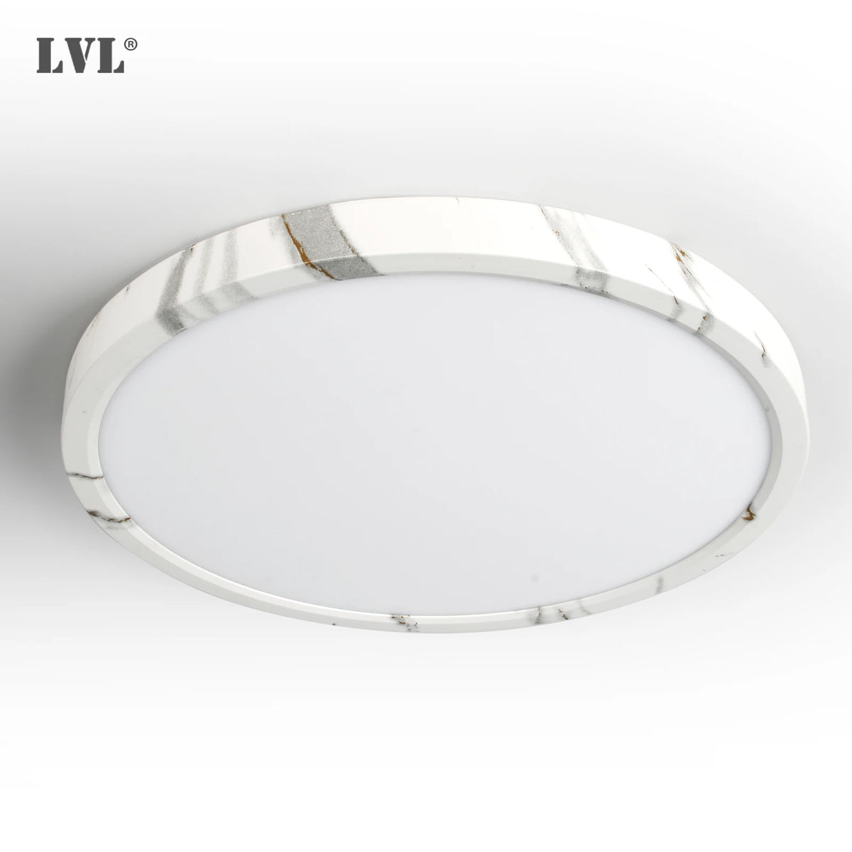 plafonnier led marbre blanc moderne éclairage quotidien facile flux lumineux ajustable certifié rohs