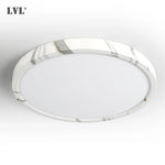 plafonnier led marbre blanc moderne éclairage quotidien facile flux lumineux ajustable certifié rohs