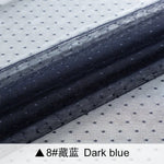 tulle polyester blanc rose noir rouge motifs points translucide textile bricolage fashion cute