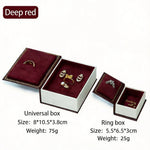 boîte bijoux velours aimantée couleurs rouge rose verte classique rangement bijoux créatif livre