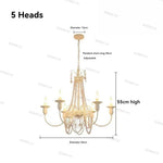 lustre cristal blanc chambre salon classique suspension ampoules led encastrée