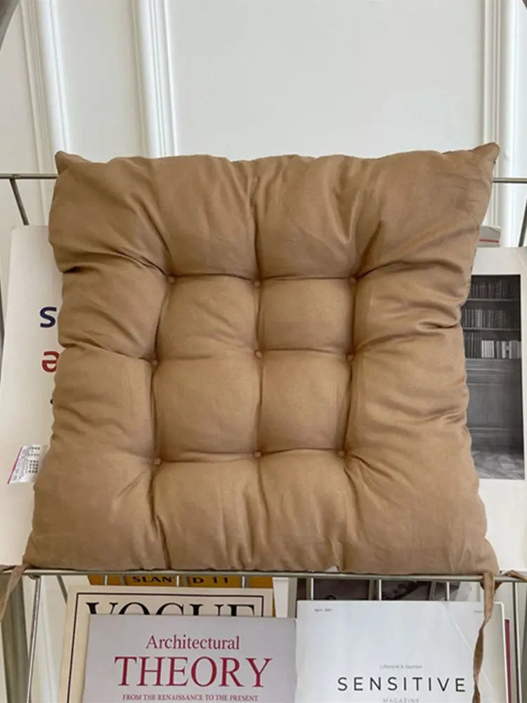 coussin chaise bébé beige mousse pe coton polyester amovible lavable moderne fixé oreillettes