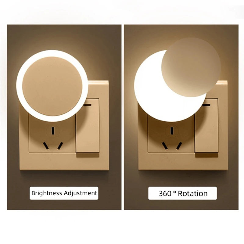veilleuse nocturne led blanc moderne adhésive chambre enfant salon 5v 3v