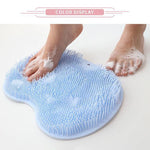 tapis bain brosse corps pieds rose bleu vert gris moderne minimaliste