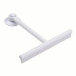 nettoyant vitre poignée longue brosse plate caoutchouc noir gris clips moderne minimaliste