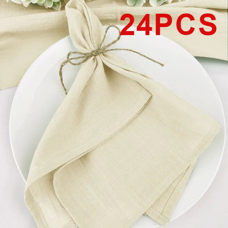 serviettes table violet blanc texture lin classique 40cm 40cm pack 6pcs pack 12pcs pack