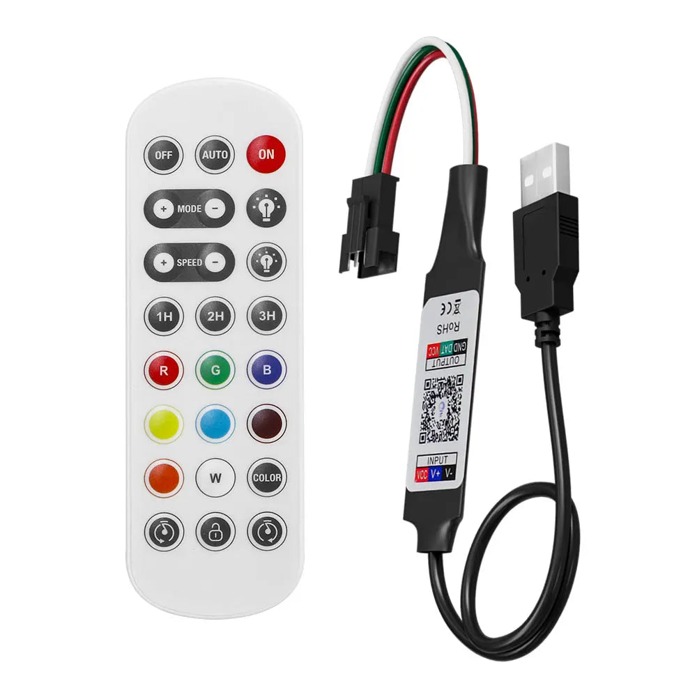 barre lumineuse led bluetooth controle app télécommande blanc moderne 524v