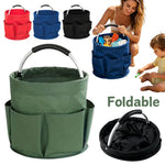 sac pliable imperméable vert rouge bleu noir poches poignées métalliquesextérieur jardinage plage jouets