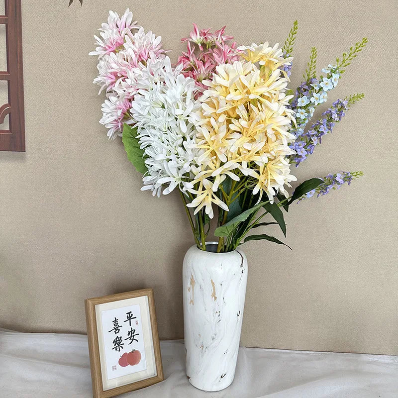 décoration maison artificielle hortensia bouquet violet blanc rose jaune rouge classiqueextérieur événements