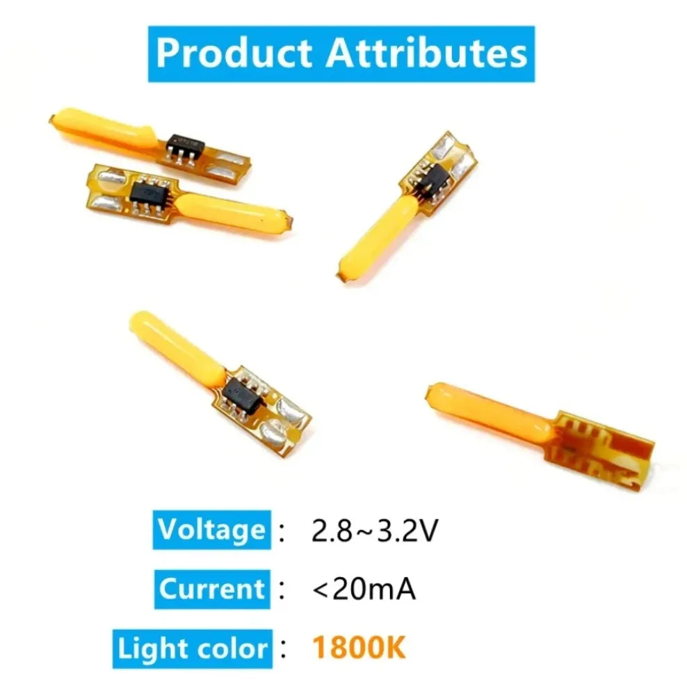 ampoule led mini 3v 1800k or noir rouge moderne compact decoration festive