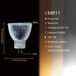 projecteur led 12v 3w blanc moderne rond lisse opaqué 3000k 4000k 6000k ac dc