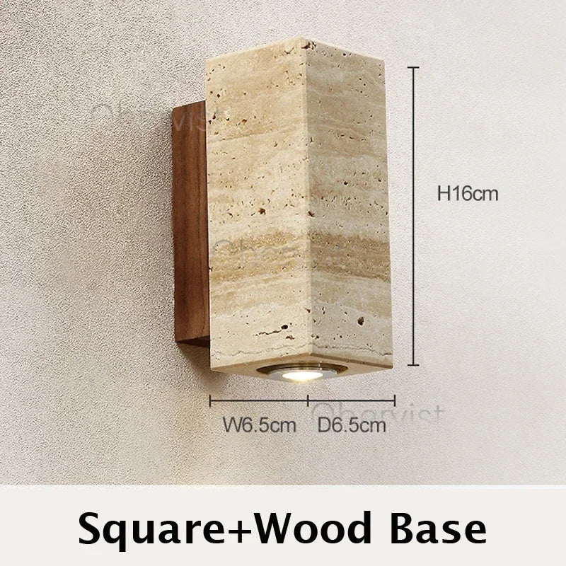 lumière murale moderne minimaliste bois texture naturelle beige clair marron foncé veineuse fixée plaque