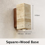 lumière murale moderne minimaliste bois texture naturelle beige clair marron foncé veineuse fixée plaque