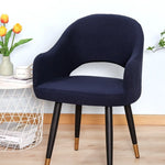 housses chaise moderne marron noir gris bleu rouge tissu carreaux extérieur accueil polyester