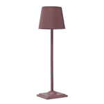 lampe table vert foncé plissée moderne rechargeable led 5v batterie lithium cem rohs
