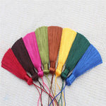 lot pompons soie cordons rideaux décoration couture artisanale