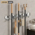 porte balais moderne acier inoxydable rangement salle bain brosse torchon accessoires nettoyage multifonctionnels