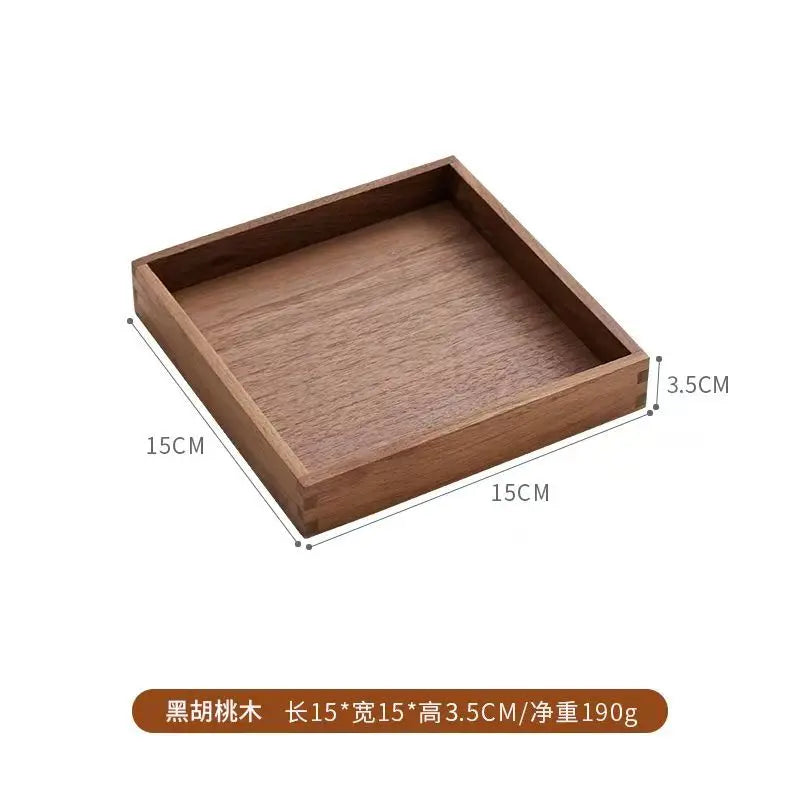 boîtes rangement bois moderne plateau thé tasses théière bijoux minimaliste