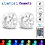 ampoules led sous marines 16 couleurs transparentes opalescentes piscine télécommande moderne
