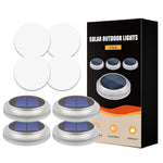 lumières solaires led ip68 auto on off extérieures étanches blanc bleu moderne