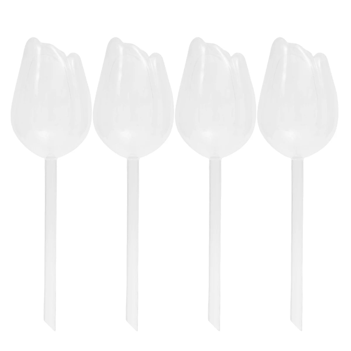 pique plantes tulipe plastique rose violet blanc translucide moderne adhésif kit arrosage