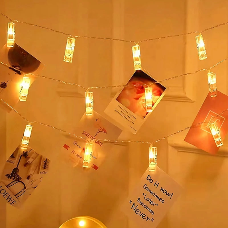 Guirlande lumineuse à clips utilisée pour une remise de diplôme