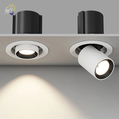 Spot LED encastrable noir 15W 3 couleurs