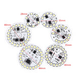 plaque led circulaire diodes blanc moderne 28mm 30mm 35mm 40mm 44mm 48mm 3w 5w