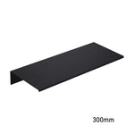 étagère murale aluminium blanc noir moderne minimaliste vis bouchons protection 30cm 40cm 50cm