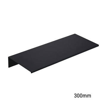 étagère murale aluminium blanc noir moderne minimaliste vis bouchons protection 30cm 40cm 50cm