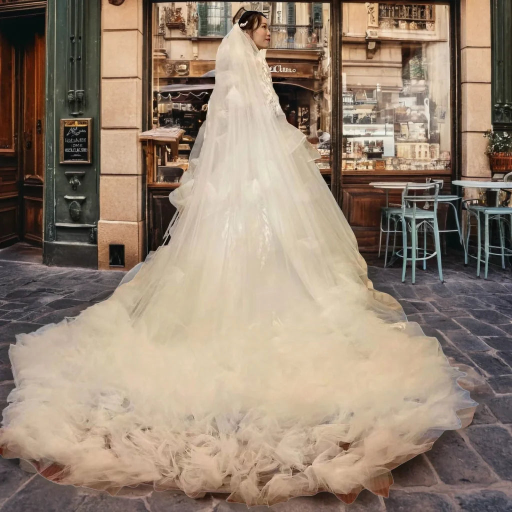 voile mariée blanc plumes bohème romantique femme occasionnel original trendy