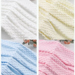 tissu brocart polyester 160cm texture points bleu clair blanc gris confortable doux matériau bricolage