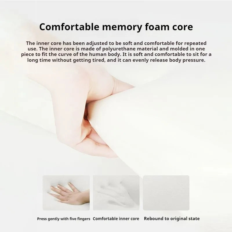 oreiller sommeil mousse mémoire forme rectangulaire texture bulles couleur vert clair ergonomique support cou
