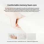 oreiller sommeil mousse mémoire forme rectangulaire texture bulles couleur vert clair ergonomique support cou