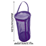 sac maille pratique moderne rose violet bleu boules laine poignée organise laines outils tricot