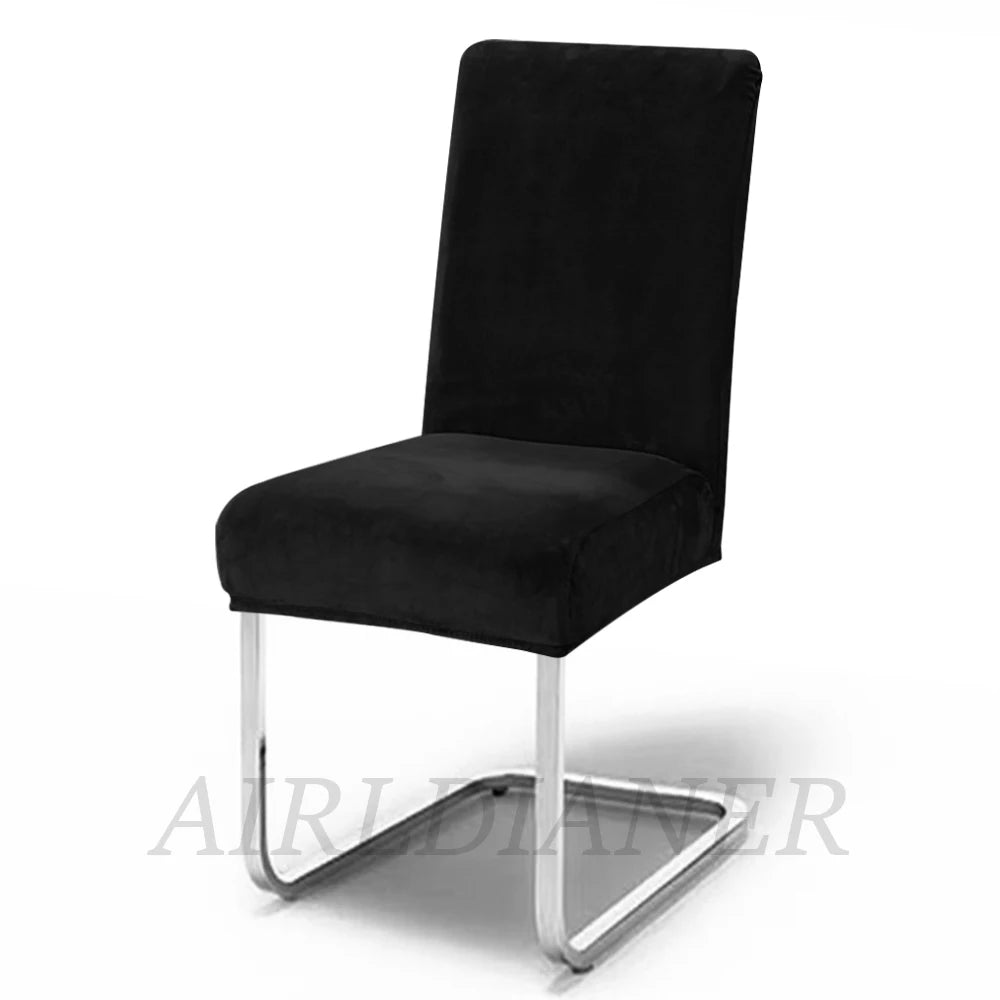 housse chaise velours doux beige moderne poignées serrage extérieur mariage banquet