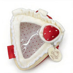 sac poupées gâteau kawaii fenêtre transparente doublure pelucheuse couleurs vives ours pendentif figurines collectionnement