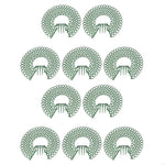 support fraisiers vert moderne grille géométrique opacité hauteur 4cm 26cm large