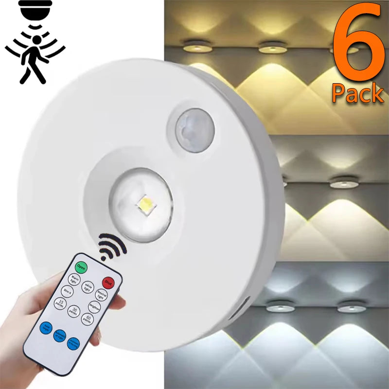veilleuse détecteur mouvement led rechargeable télécommande adhésif moderne chambre blanc