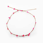 guirlande artificielle multicolore fleurs petites décorative intérieure noël anniversaire mariage