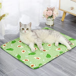 tapis d'entraînement lavable chiens motifs animaux rose vert bleu moderne