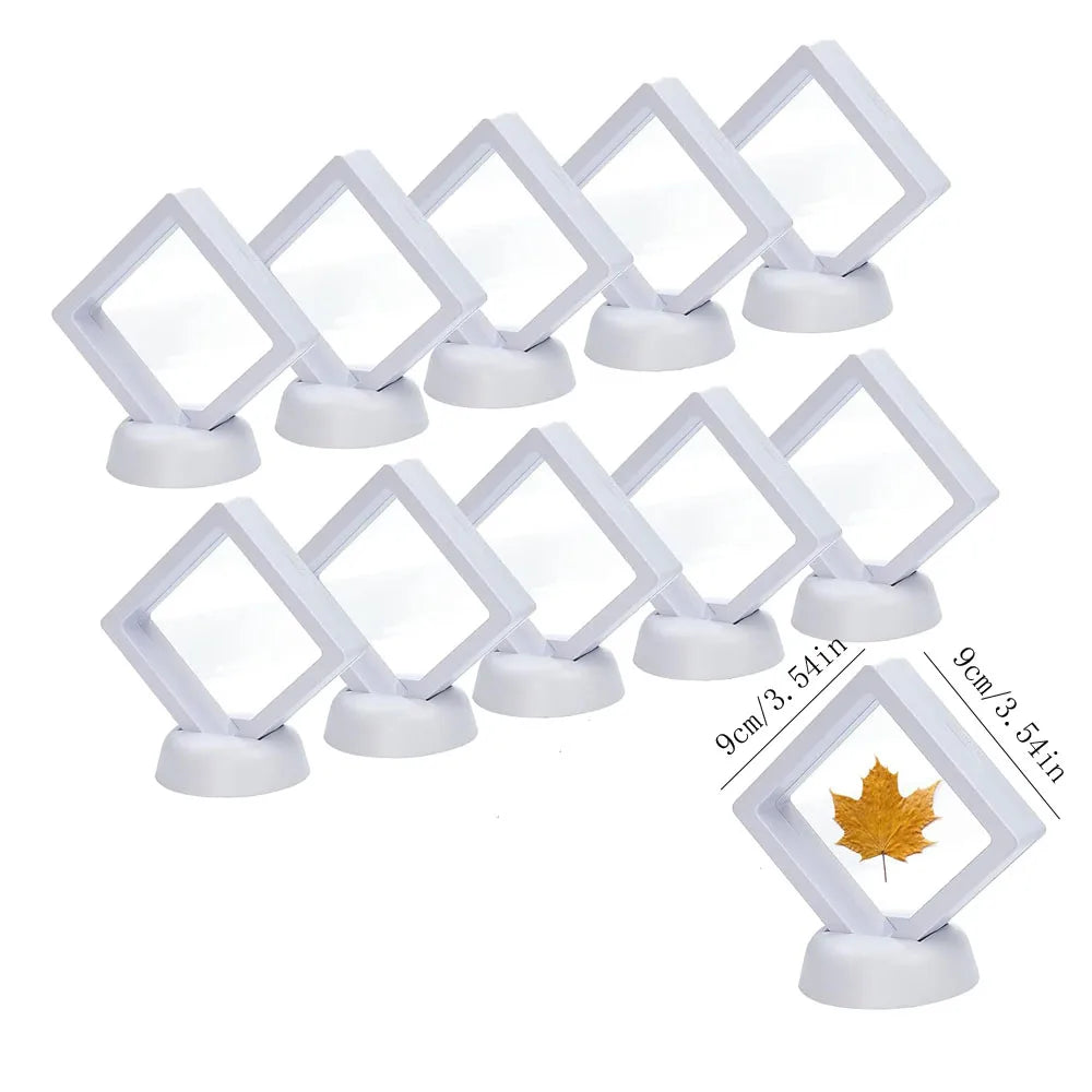 présentoir bijoux support carré plaque verre noir moderne bagues boucles doreilles