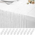 serviettes table plissées vert pastel réutilisables maison mariage festives modernes