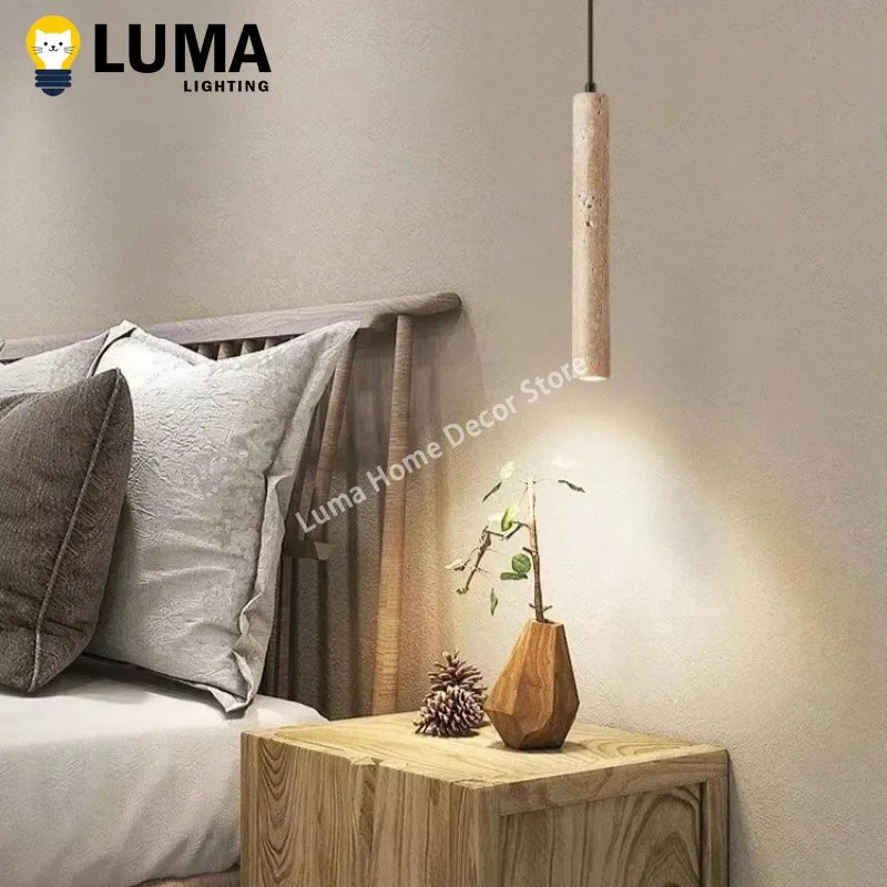 suspension lumineuse moderne minerve clair pierre texture naturelle 6000k 4000k 3000k
