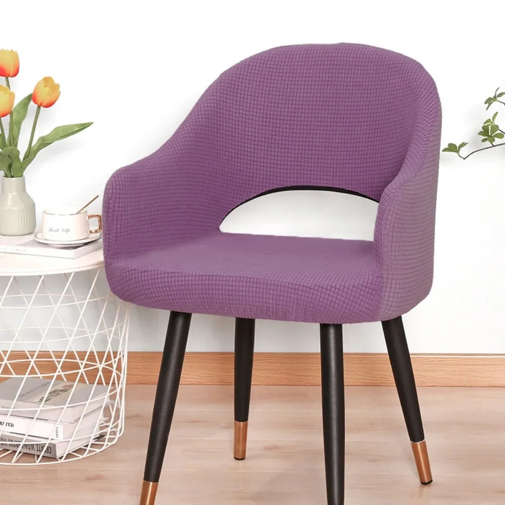 housses chaise moderne marron noir gris bleu rouge tissu carreaux extérieur accueil polyester