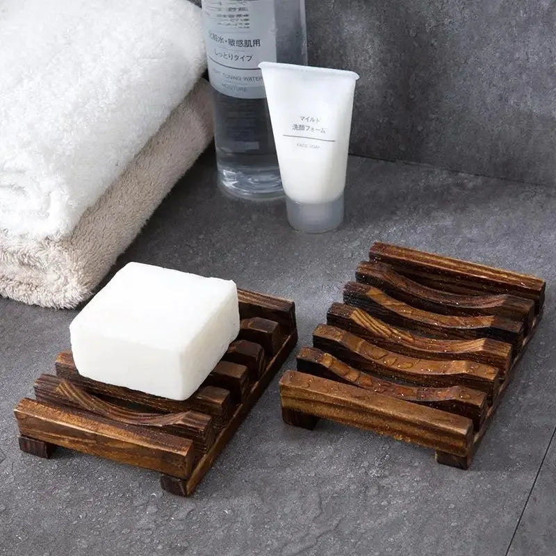 support savon bois naturel rustique anti moisissure salle bain minimaliste japonais