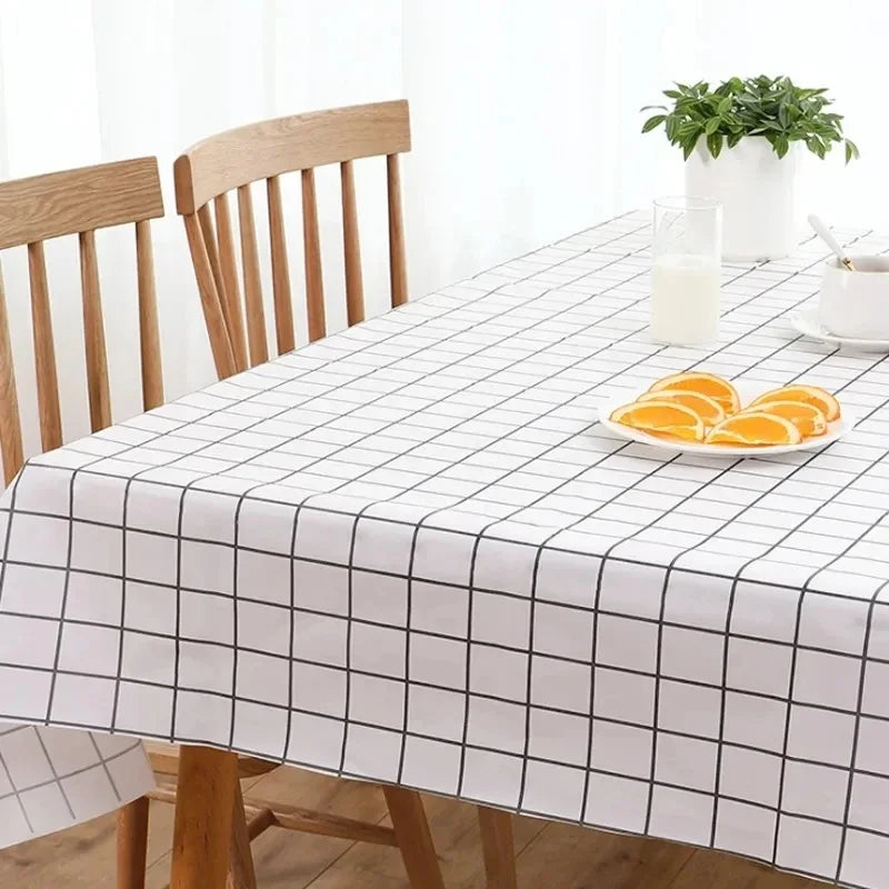 nappe table imperméable plaid moderne blanc noir beige rose gris décoration extérieure intérieure festive