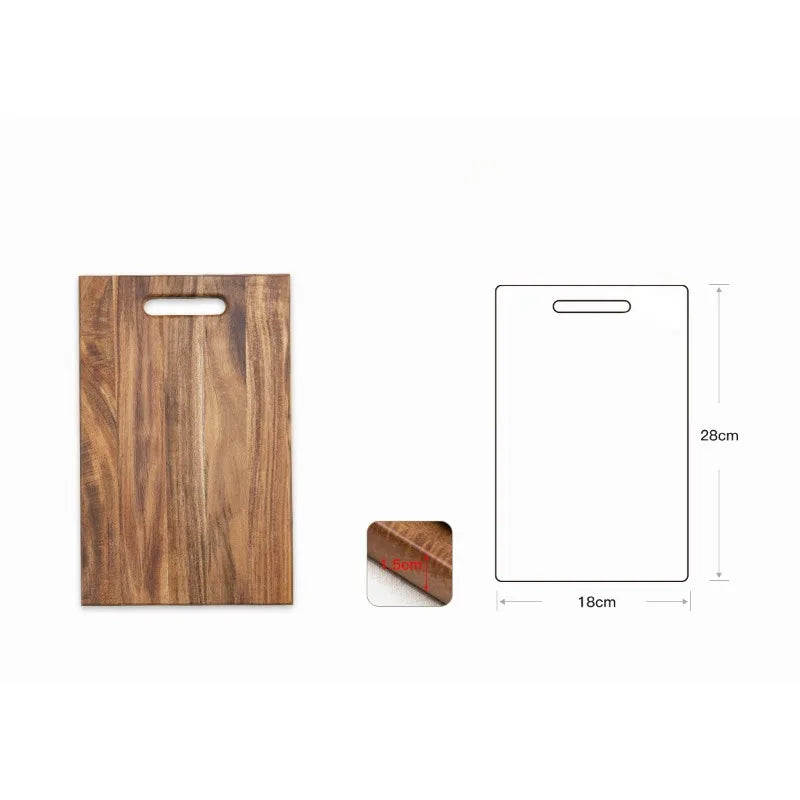 plaque decoupe bois marron grain rustique trou main cuisine herbes aromatiques legumes viandes