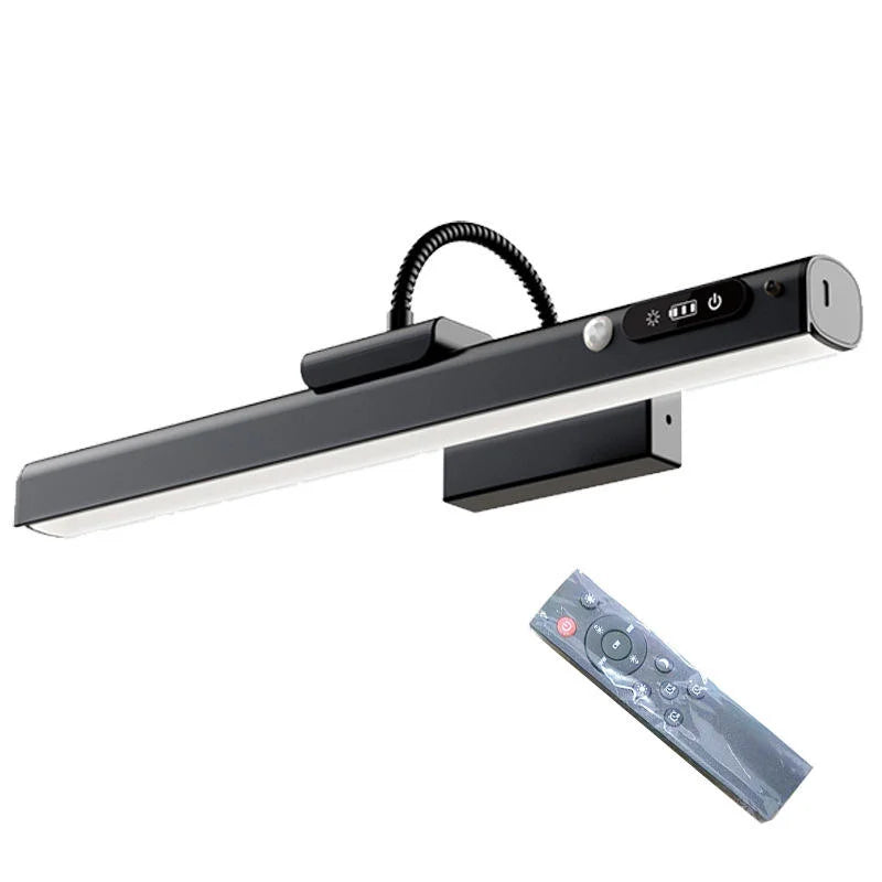 lampe led rechargeable or noir moderne minimaliste adhésif interrupteur télécommande type